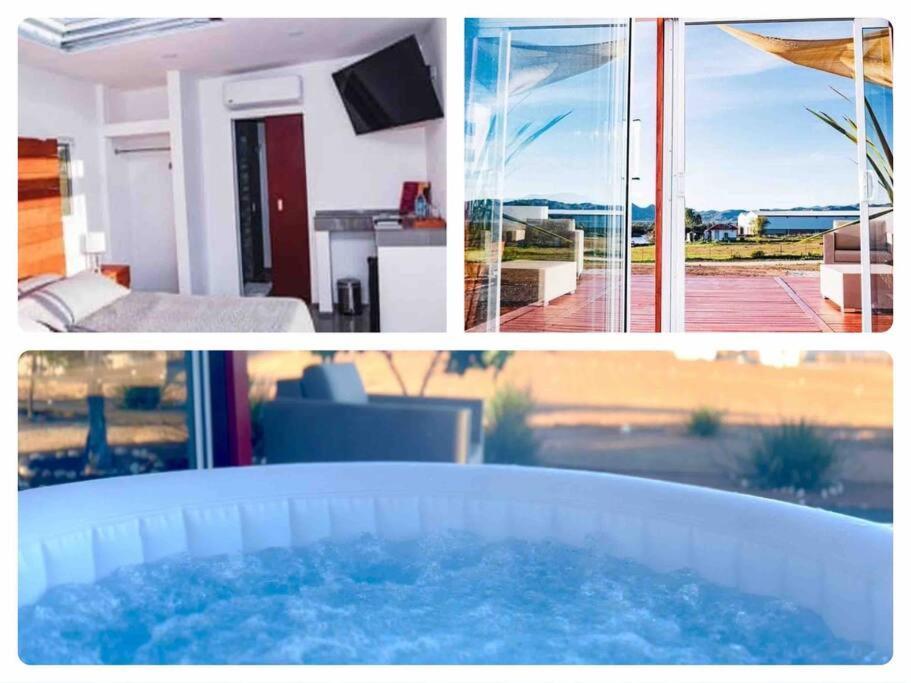Вилла Cabana El Alamo Con Jacuzzi Валье-де-Гуадалупе Экстерьер фото
