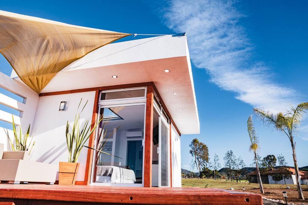 Вилла Cabana El Alamo Con Jacuzzi Валье-де-Гуадалупе Экстерьер фото