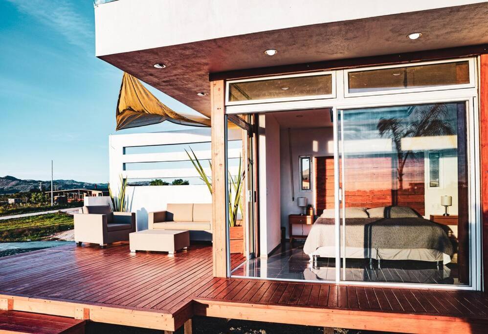 Вилла Cabana El Alamo Con Jacuzzi Валье-де-Гуадалупе Экстерьер фото