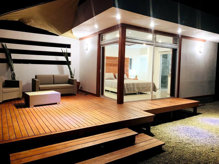 Вилла Cabana El Alamo Con Jacuzzi Валье-де-Гуадалупе Экстерьер фото