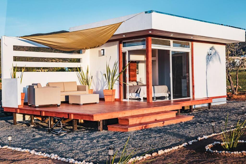 Вилла Cabana El Alamo Con Jacuzzi Валье-де-Гуадалупе Экстерьер фото